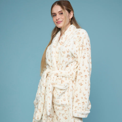 Cozy Robe - Animal Print