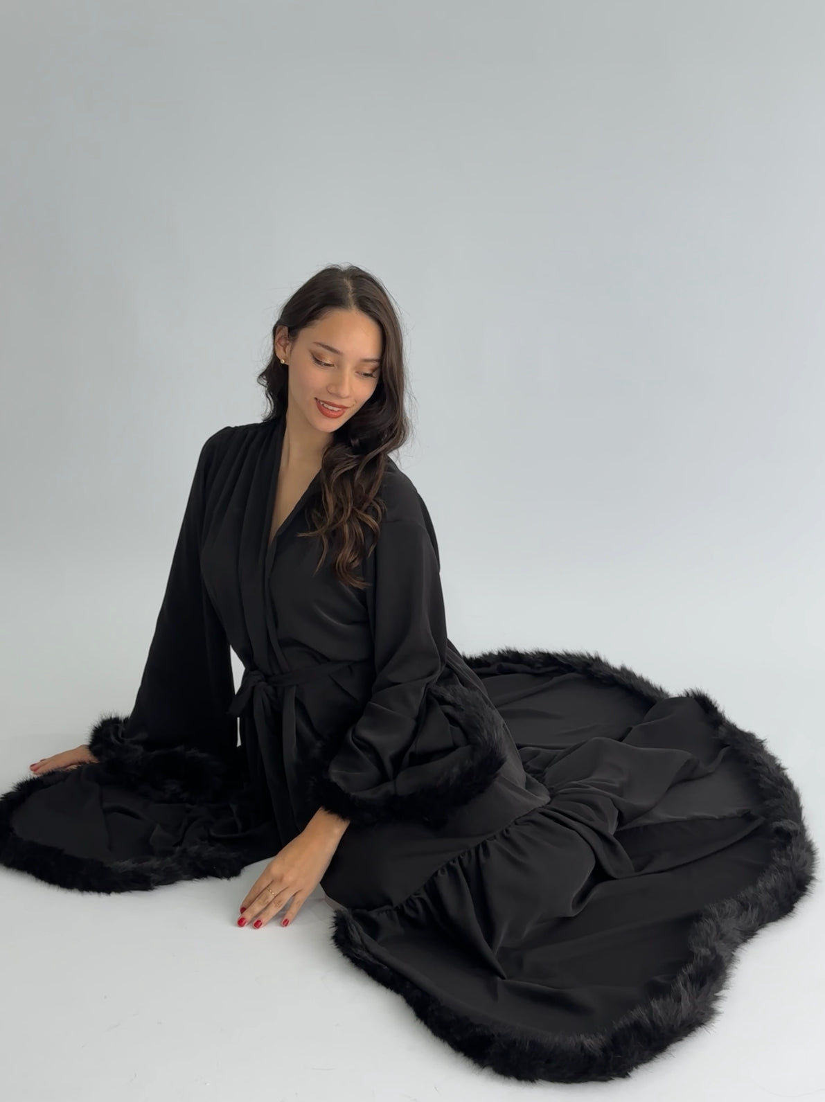 Long Silk Robe