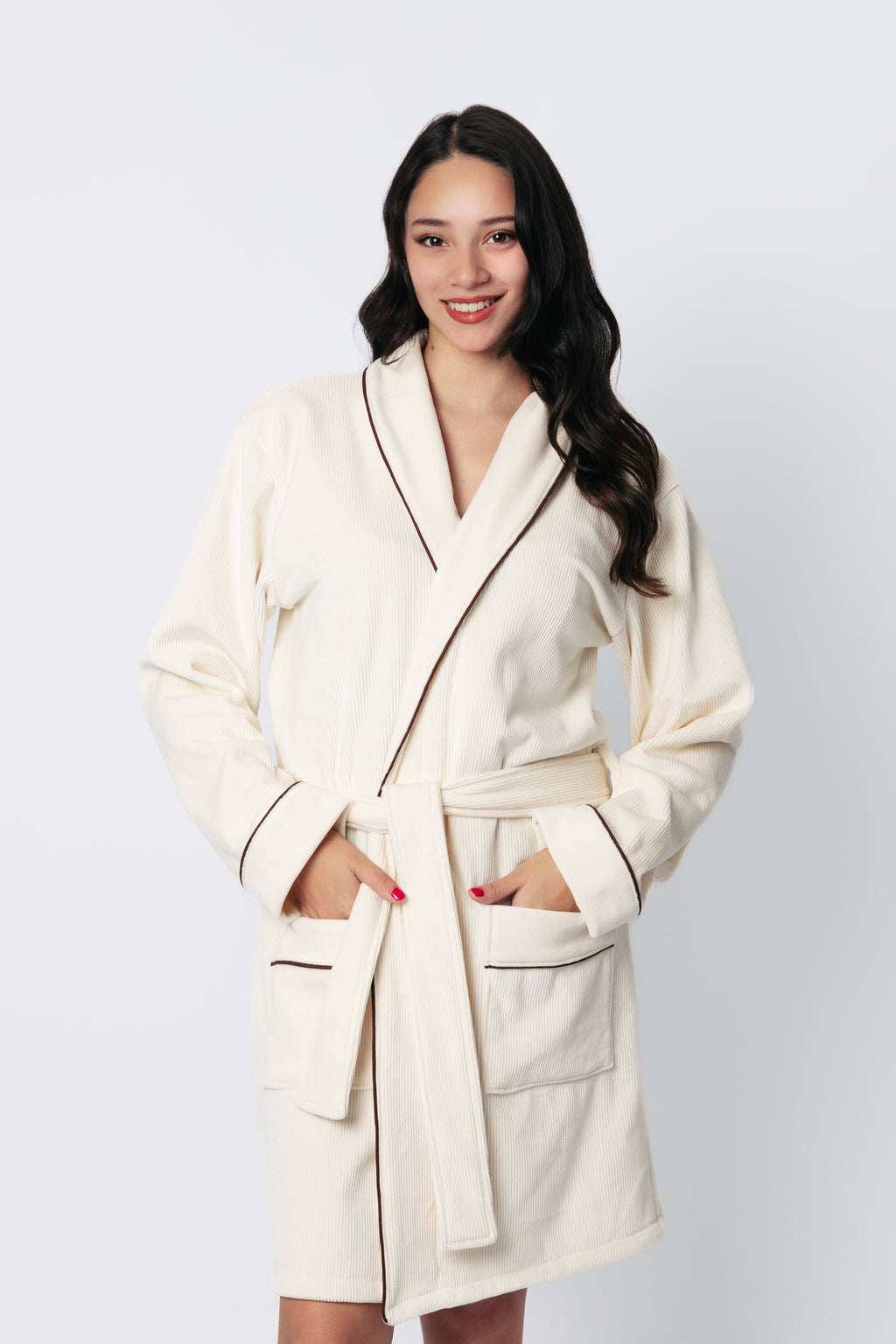 Robe - Pearl and Brown
