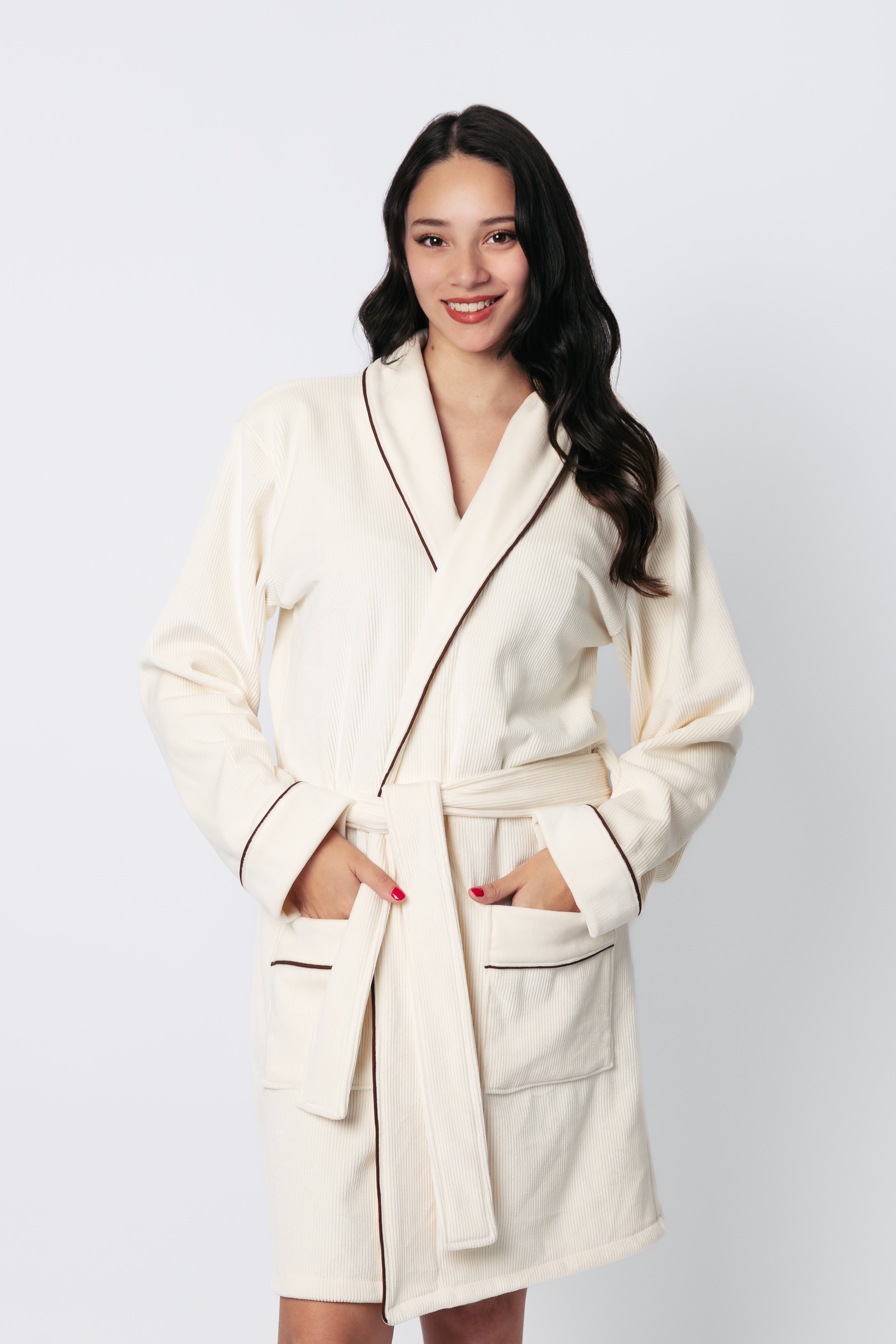Robe - Pearl and Brown