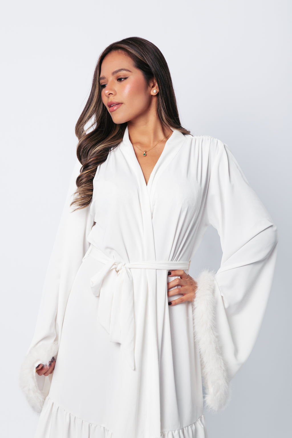 Long Silk Robe