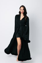 Long Silk Robe